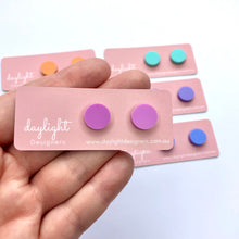Load image into Gallery viewer, PASTEL POP STUDS MEDIUM // 10 COLOURS AVAILABLE